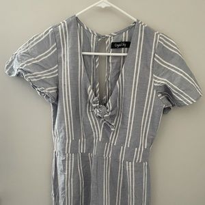 Front Tie Jumpsuit